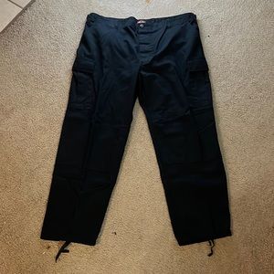Vintage black military cargo pants